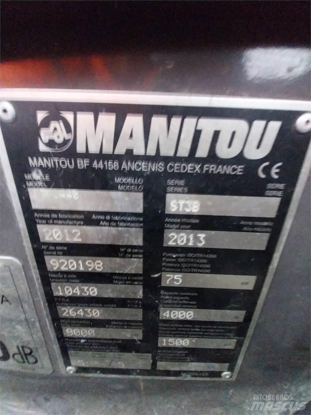 Manitou MT1440 Teleskopiniai krautuvai