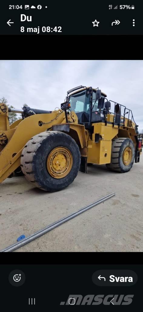 CAT 988K Naudoti ratiniai krautuvai