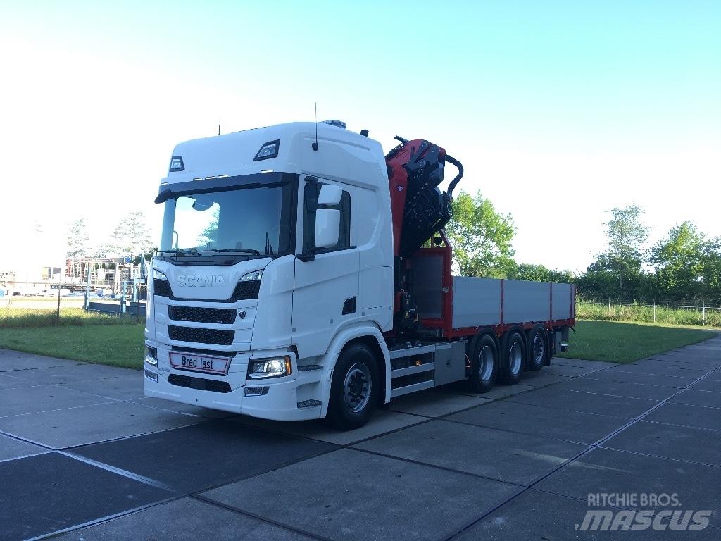 Scania R 560 Automobiliniai kranai