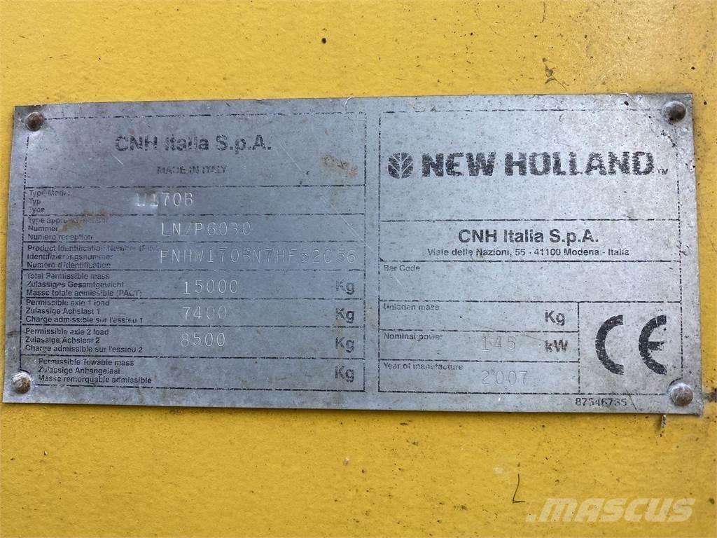 New Holland W170D Naudoti ratiniai krautuvai