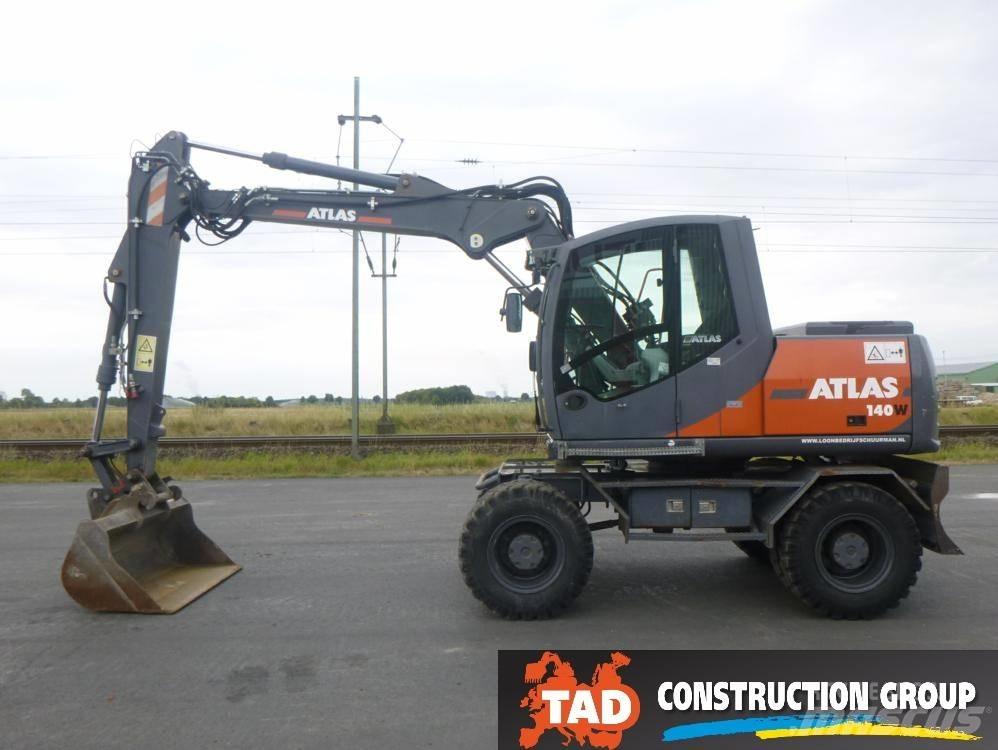 Atlas 140 W Ratiniai ekskavatoriai