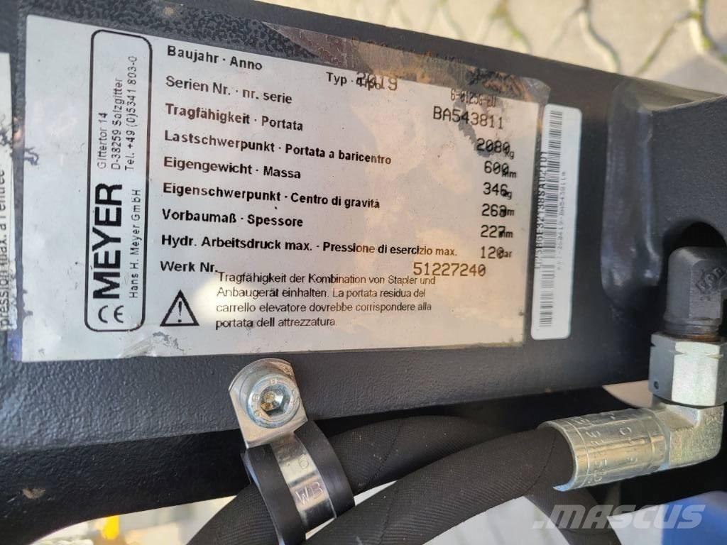 Meyer 6-0125G-EU Kiti priedai ir komponentai