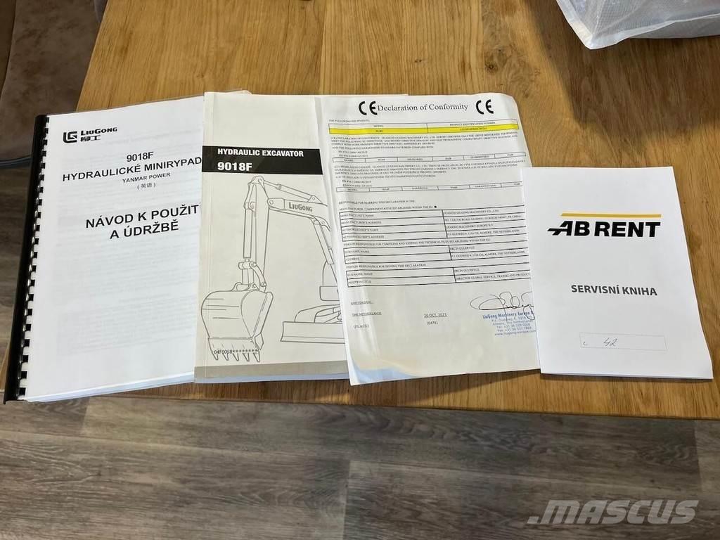 LiuGong 9018F Mini ekskavatoriai < 7 t