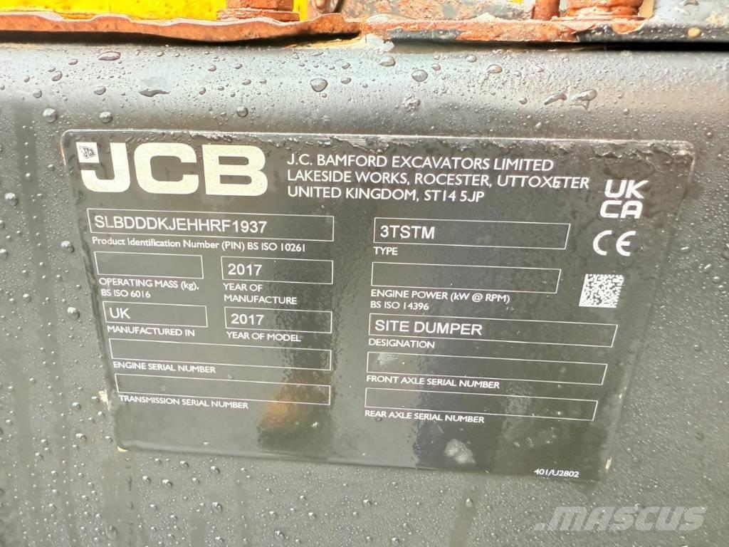 JCB 3 T Swivel Statybiniai savivarčiai sunkvežimiai