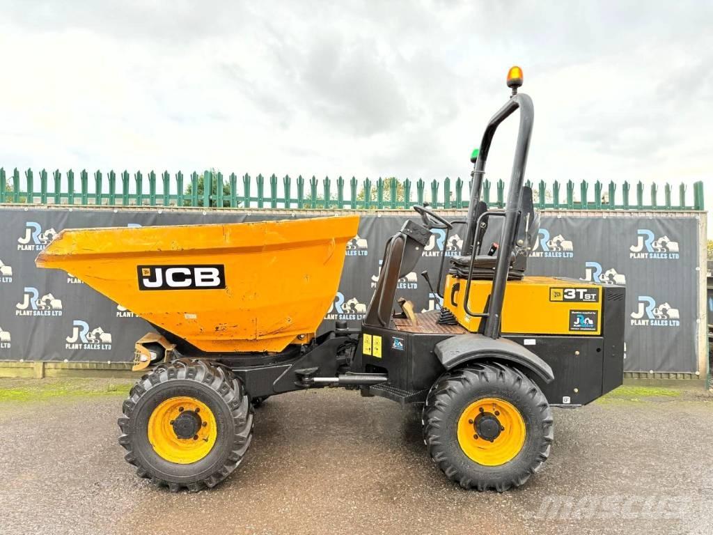 JCB 3 T Swivel Statybiniai savivarčiai sunkvežimiai