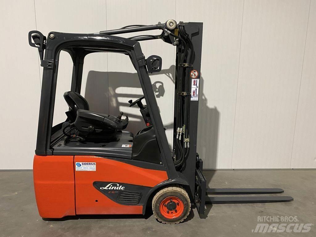 Linde E16C-02 Elektriniai šakiniai krautuvai