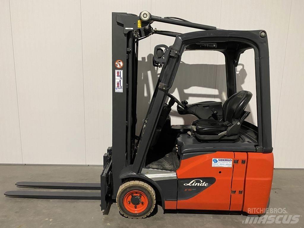 Linde E16C-02 Elektriniai šakiniai krautuvai