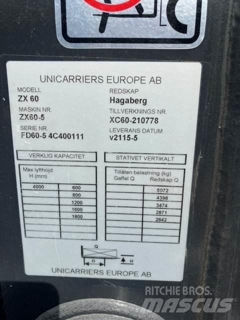 UniCarriers DX60-5 Dyzeliniai krautuvai