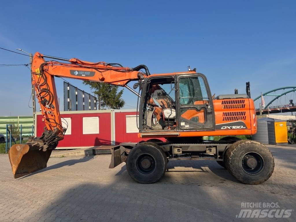 Doosan DX 160 W-3 Ratiniai ekskavatoriai