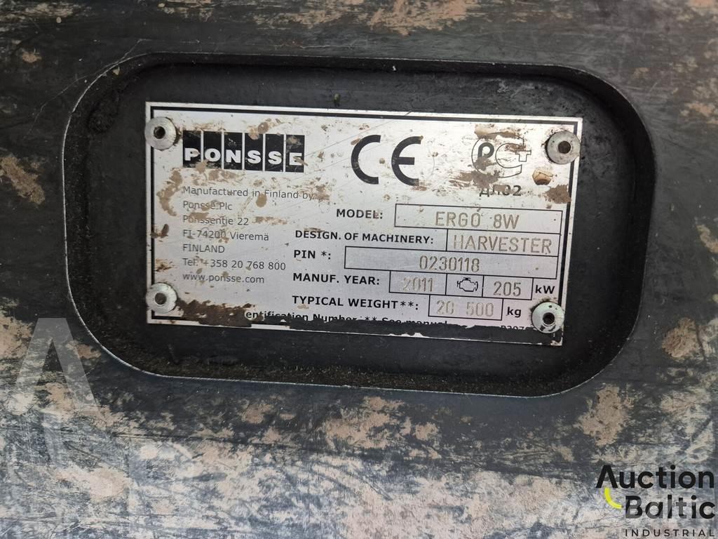 Ponsse Ergo 8W Miško technika (Harvesteriai)