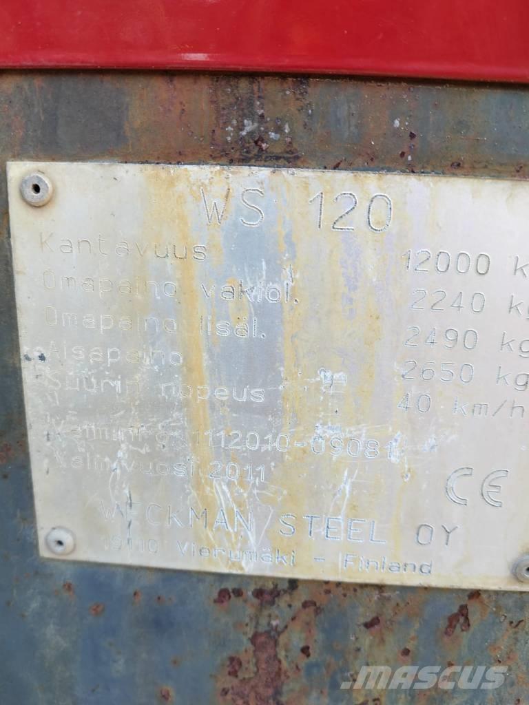Tuhti WS-120 Savivartės priekabos