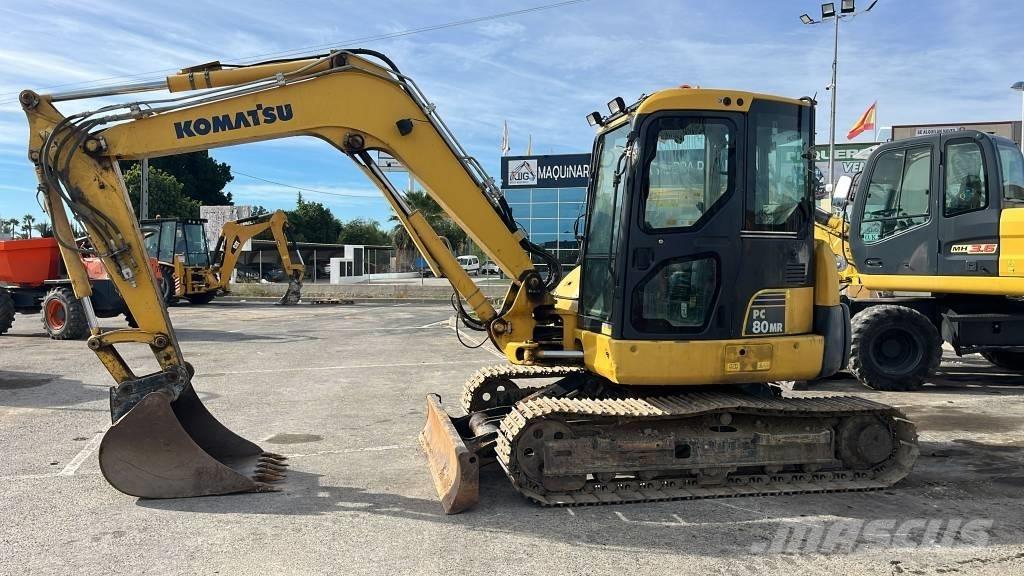 Komatsu PC 80 MR-3 Vidutinės galios ekskavatoriai 7-12 t