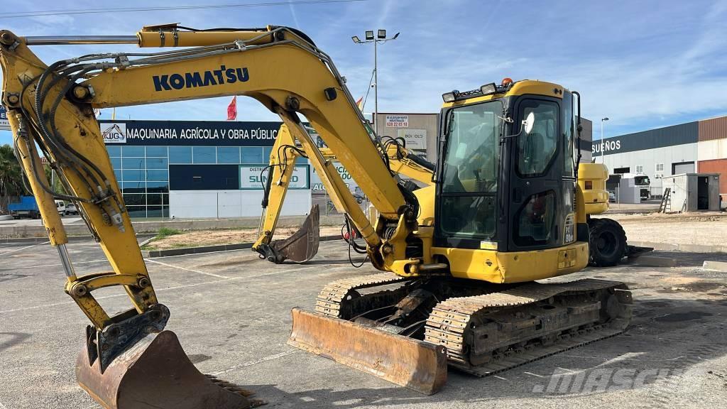 Komatsu PC 80 MR-3 Vidutinės galios ekskavatoriai 7-12 t