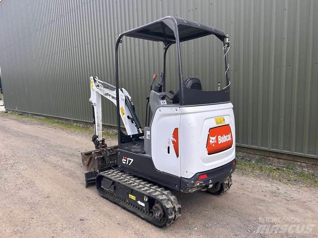 Bobcat E17 Mini ekskavatoriai < 7 t
