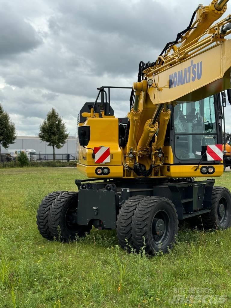 Komatsu PW180-11E0 Ratiniai ekskavatoriai