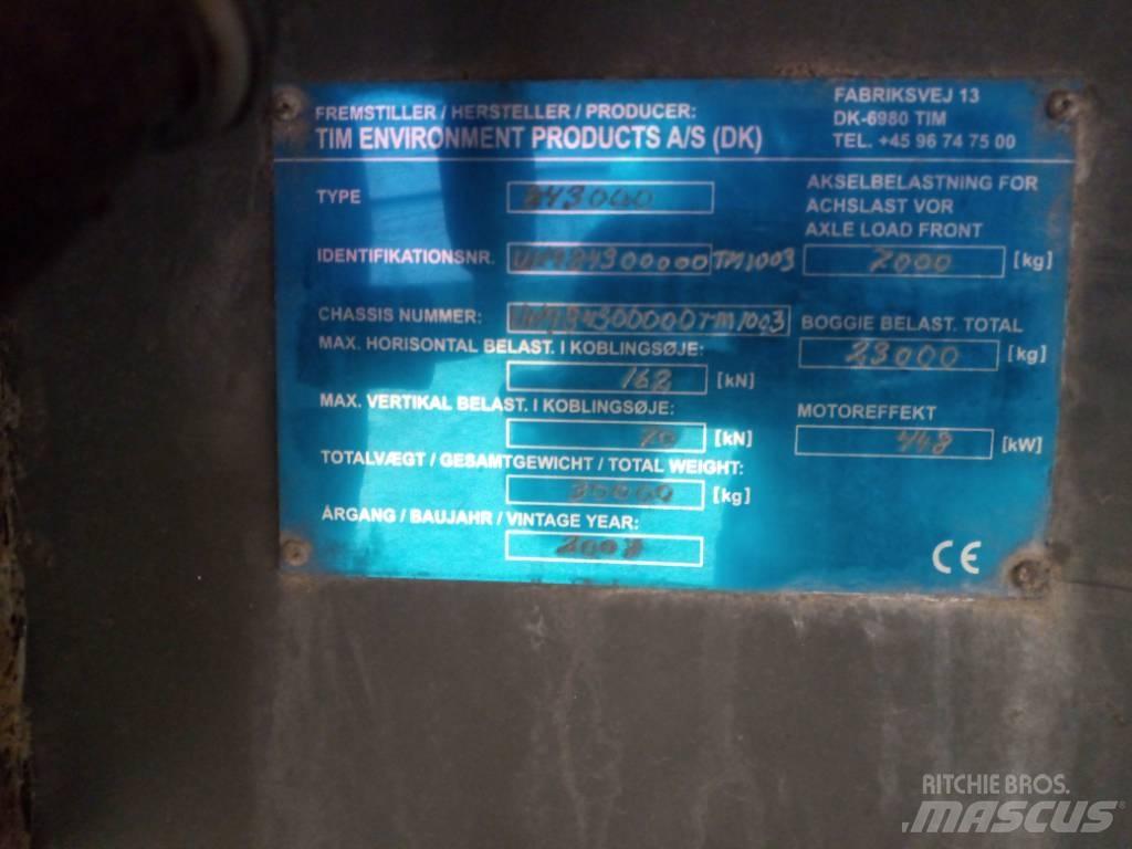 Tim 1600 xl Medienos smulkintuvai