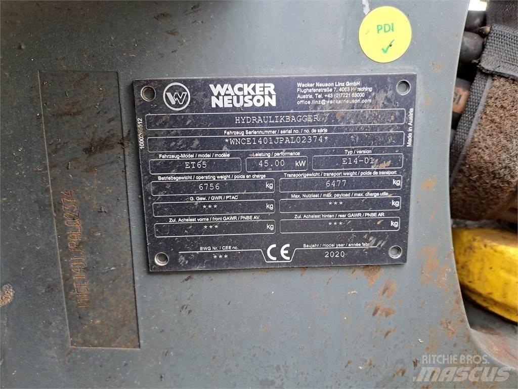 Wacker Neuson ET65 Vikšriniai ekskavatoriai