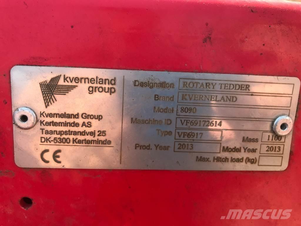 Kverneland 8090 Šieno grėbliai ir vartytuvai