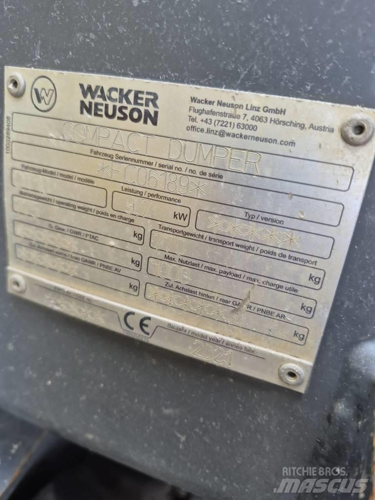 Wacker Neuson DT 10 Vikšrinė savivartė technika