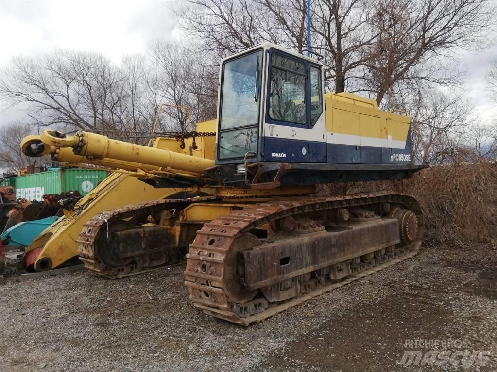 Komatsu PC 650 LC Vikšriniai ekskavatoriai