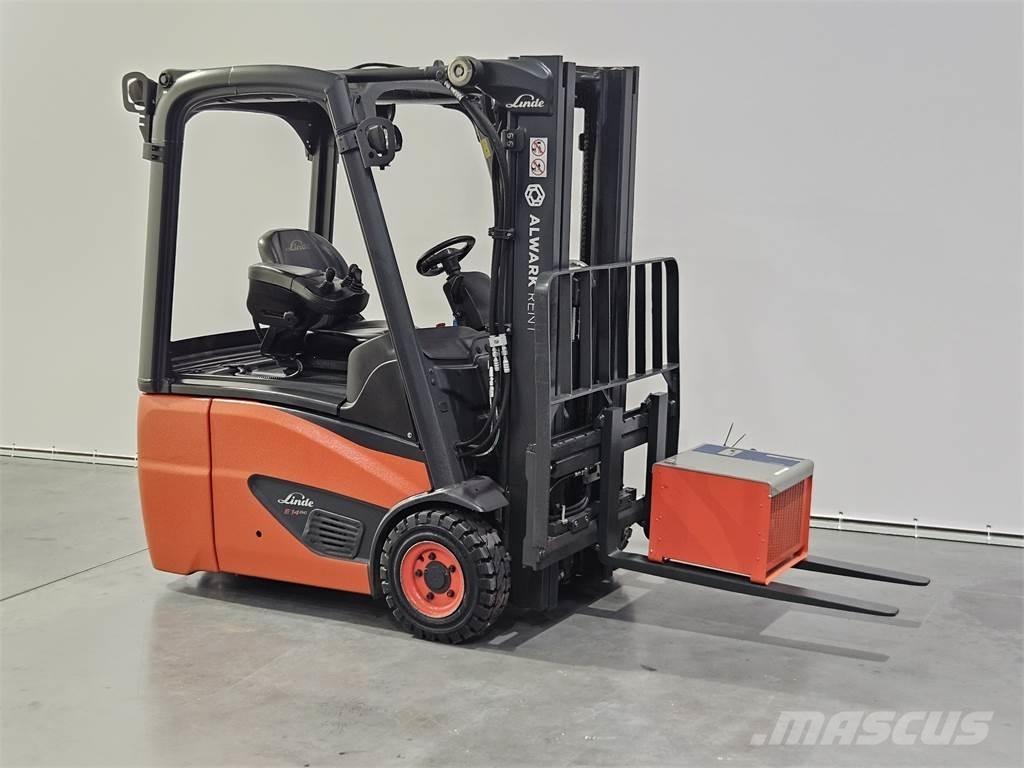 Linde E14 Elektriniai šakiniai krautuvai