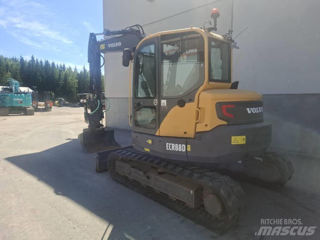 Volvo ECR 88 D Vidutinės galios ekskavatoriai 7-12 t