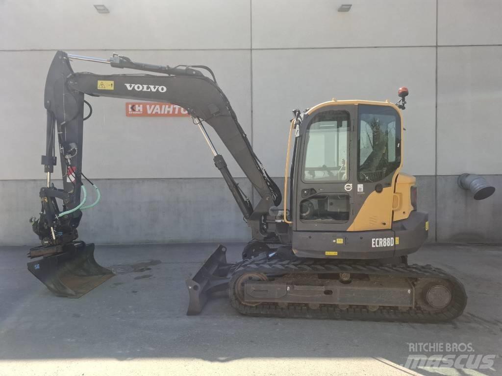 Volvo ECR 88 D Vidutinės galios ekskavatoriai 7-12 t
