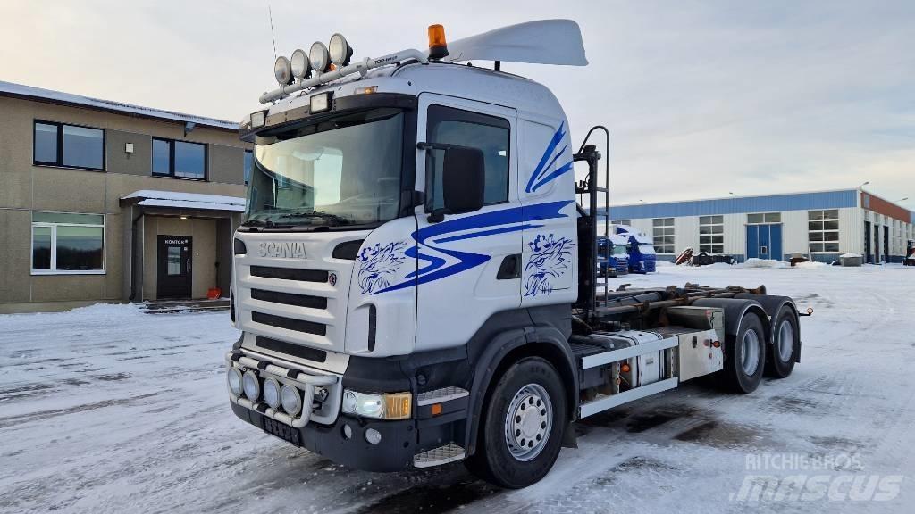 Scania R500 6X4 Sunkvežimiai su keliamuoju kabliu