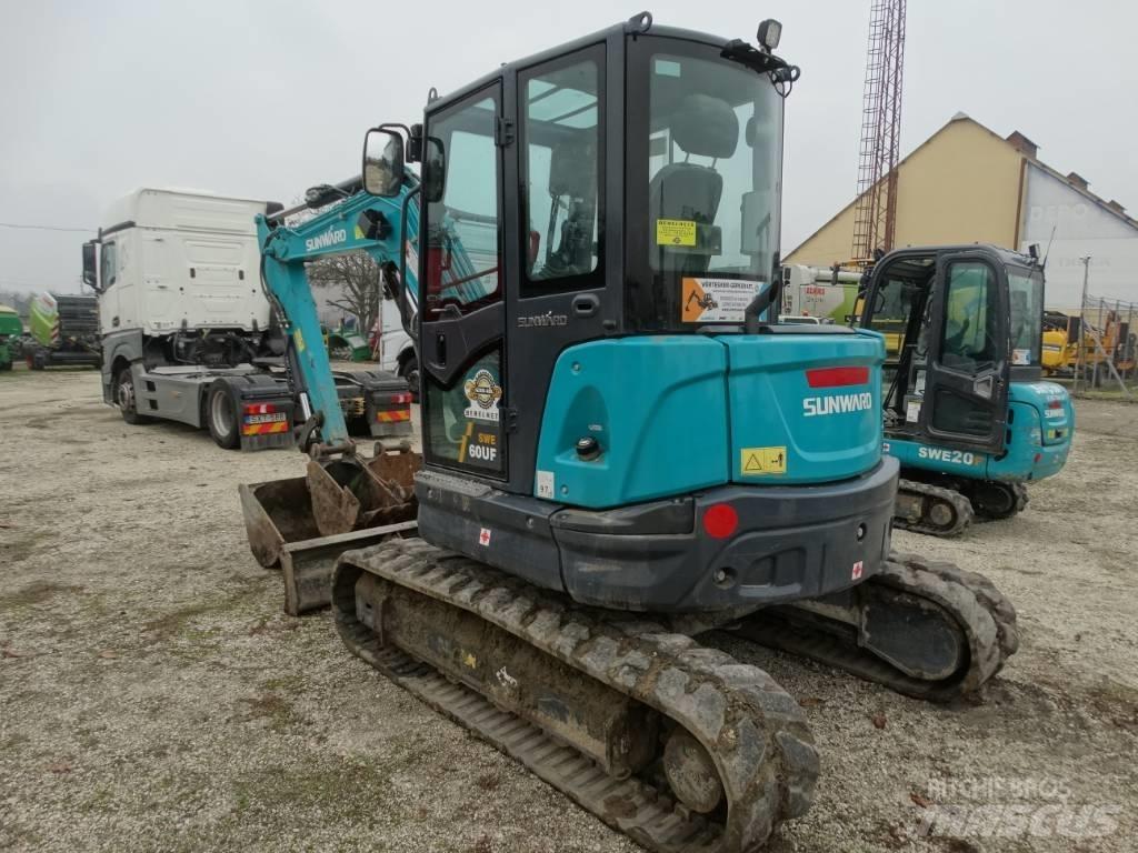 Sunward SWE 60 UF Vidutinės galios ekskavatoriai 7-12 t