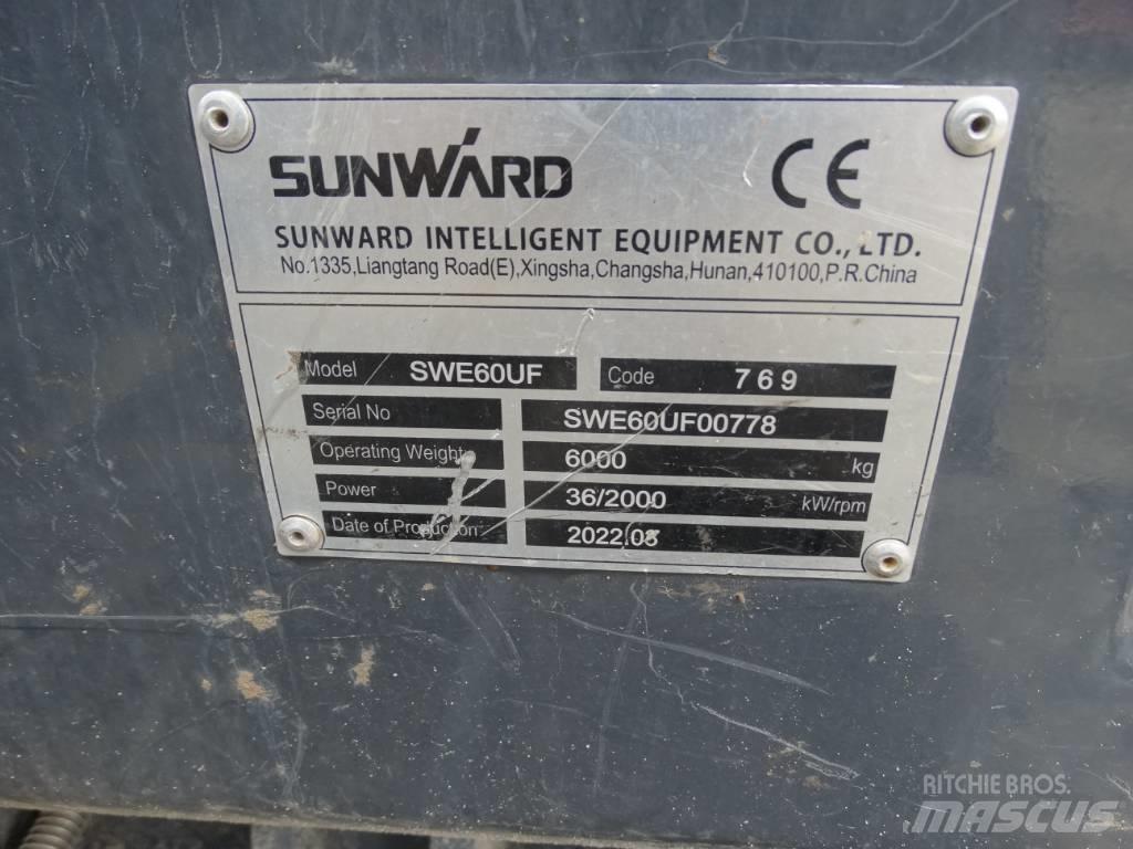 Sunward SWE 60 UF Vidutinės galios ekskavatoriai 7-12 t