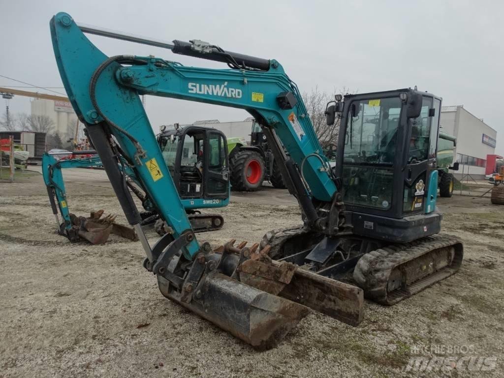 Sunward SWE 60 UF Vidutinės galios ekskavatoriai 7-12 t