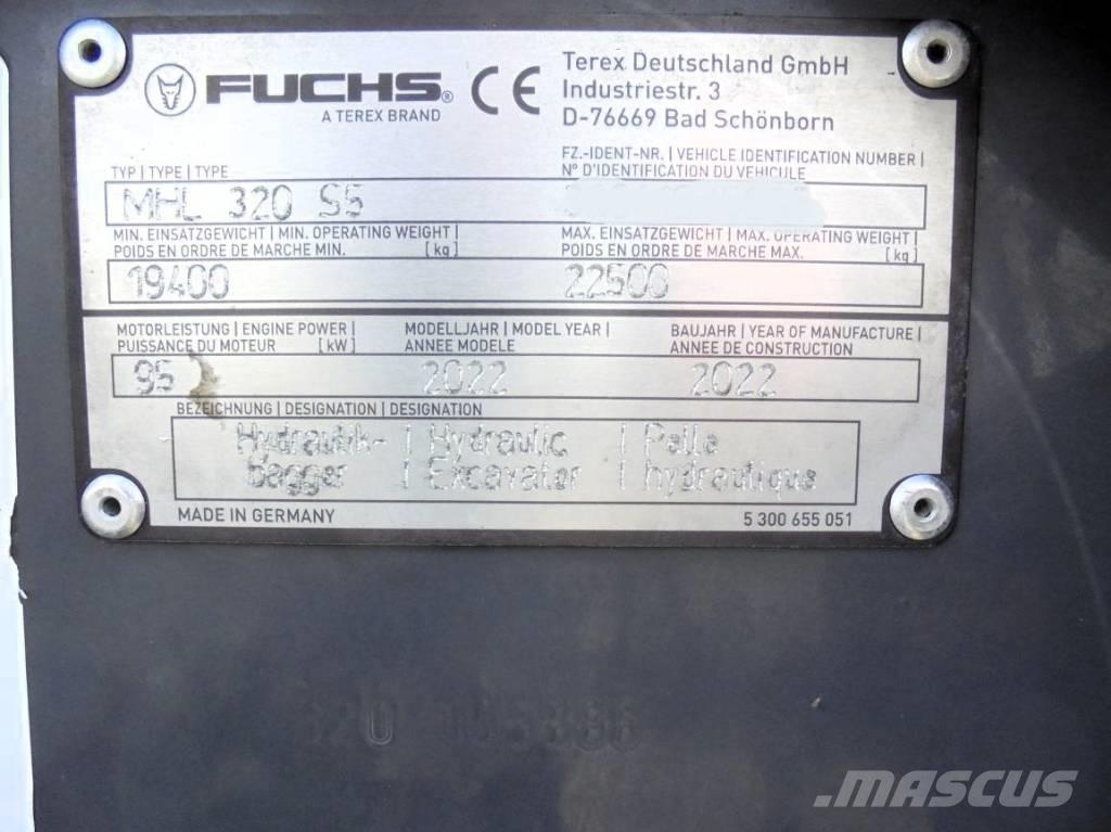 Fuchs MHL 320 Atliekų / pramoniniai krautuvai