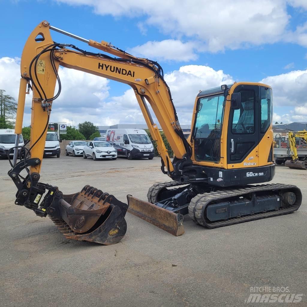 Hyundai R60CR9 Mini ekskavatoriai < 7 t