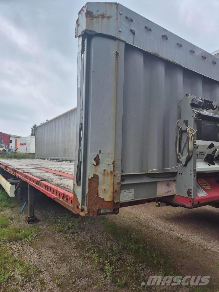 Krone FLAKTRAILER Bortinių sunkvežimių priekabos su nuleidžiamais bortais