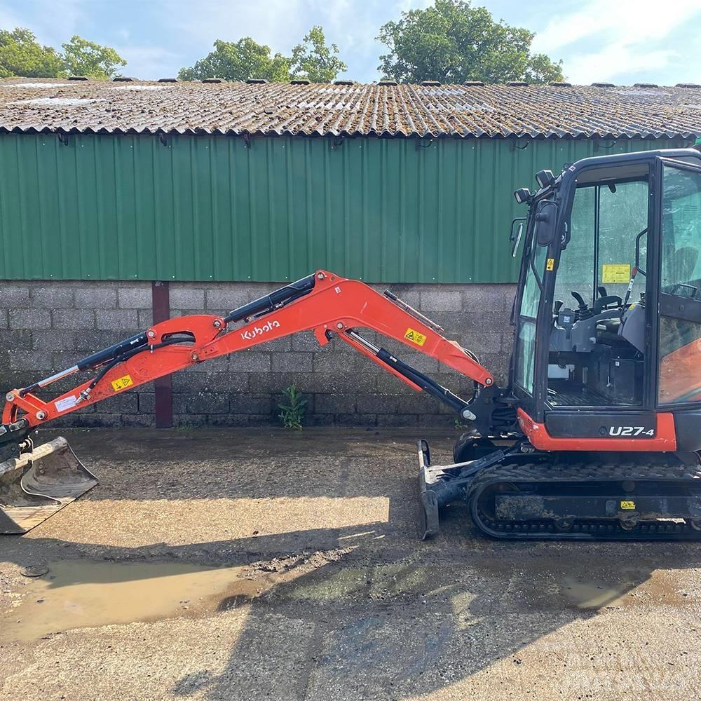 Kubota U 27-4 Mini ekskavatoriai < 7 t