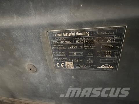 Linde E25H-01/600 Elektriniai šakiniai krautuvai