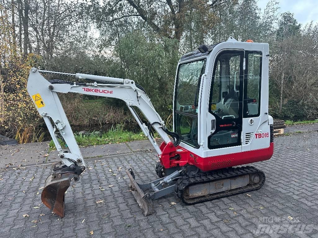 Takeuchi TB 016 Mini ekskavatoriai < 7 t