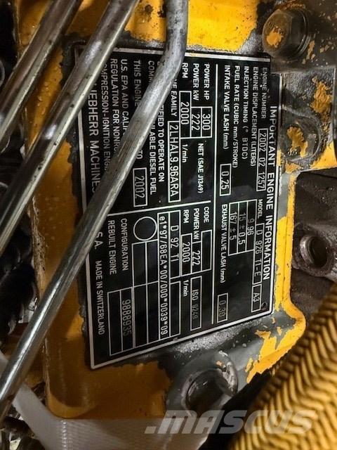 Liebherr D 926 TI-E Varikliai