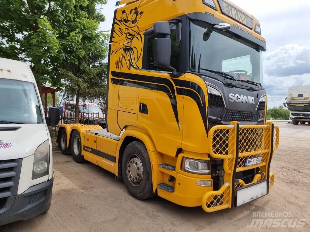 Scania S 580 6X2 Naudoti vilkikai