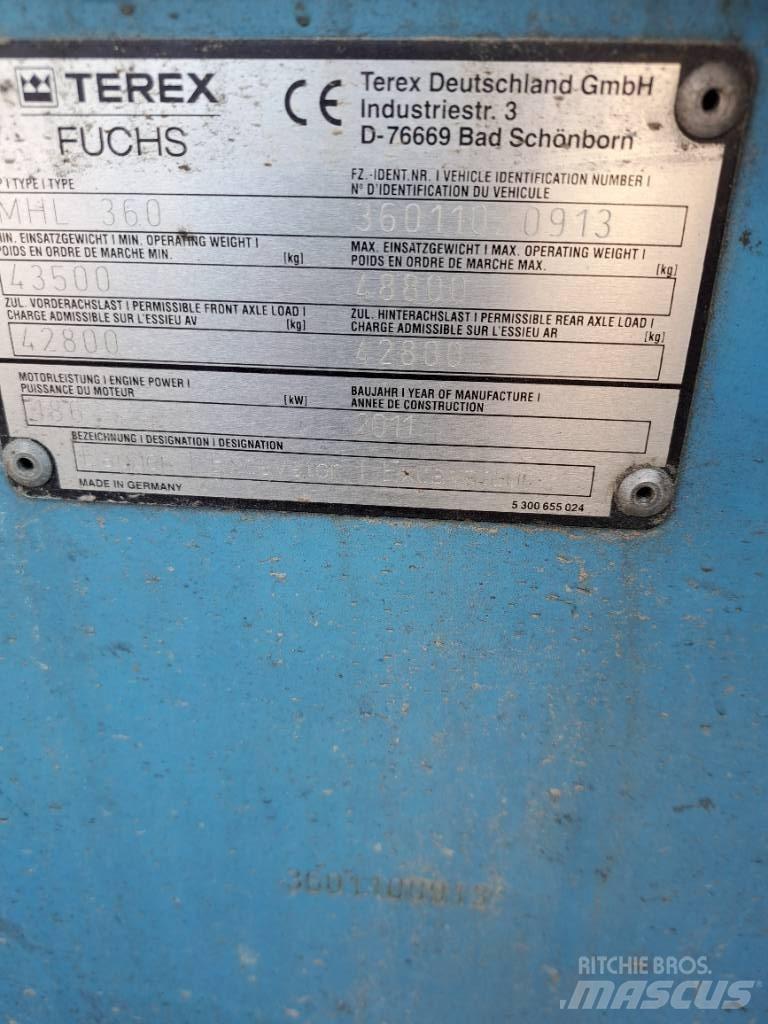 Fuchs MHL360D Atliekų / pramoniniai krautuvai