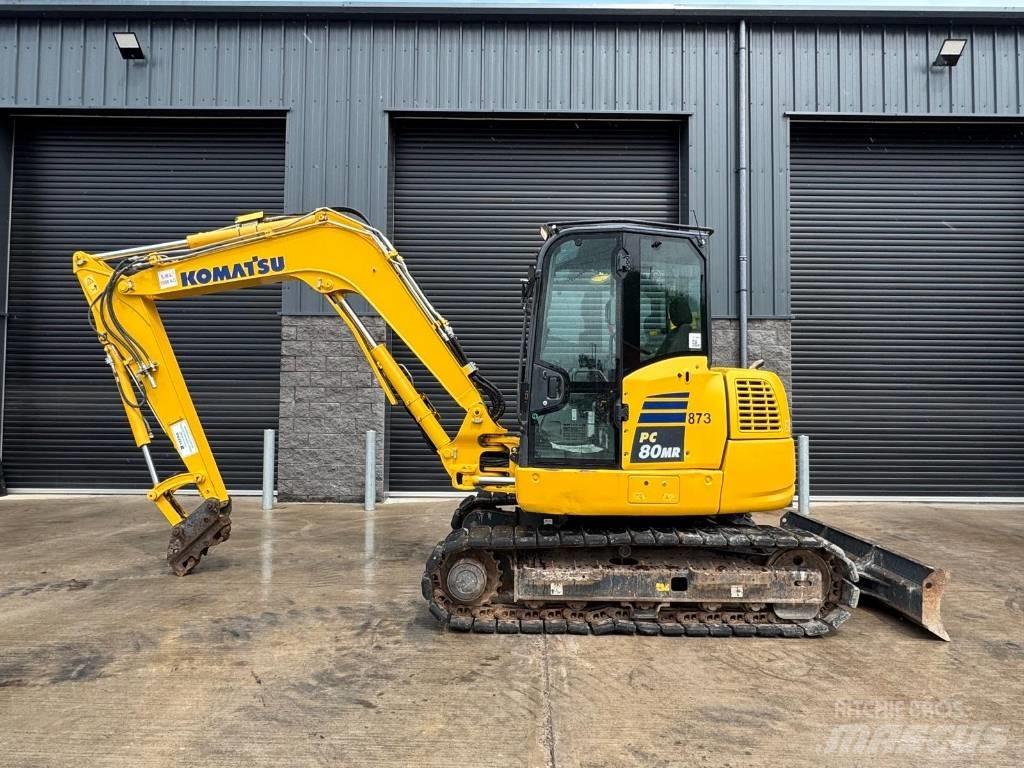 Komatsu PC 80 MR-5 Vidutinės galios ekskavatoriai 7-12 t