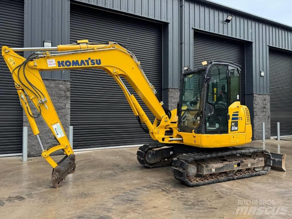 Komatsu PC 80 MR-5 Vidutinės galios ekskavatoriai 7-12 t