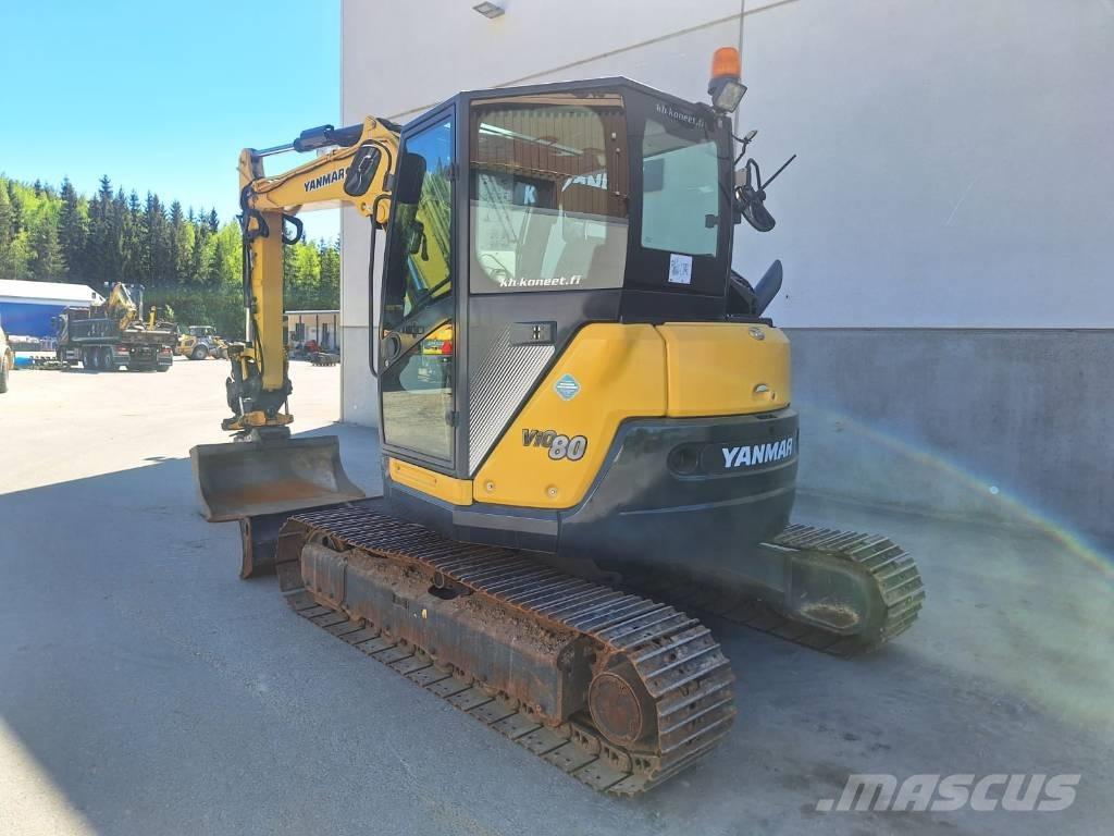 Yanmar Vio 80-1A Vidutinės galios ekskavatoriai 7-12 t