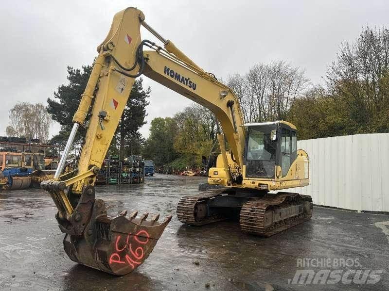 Komatsu PC160LC-7K Vikšriniai ekskavatoriai