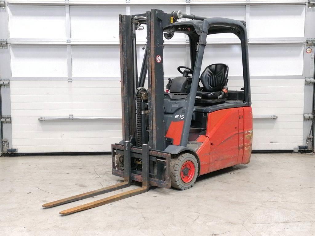 Linde E16H-01 Elektriniai šakiniai krautuvai