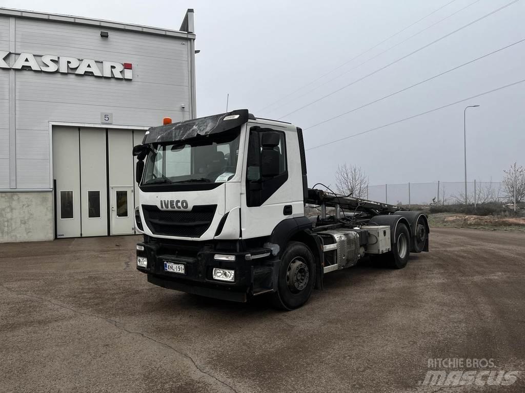Iveco Stralis Konteinerių nuožulnaus pakėlimo ant platformos krautuvai