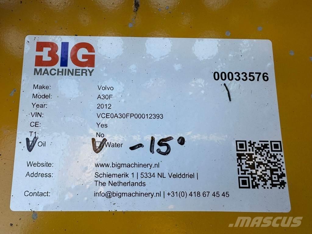 Volvo A30F Karjeriniai savivarčiai