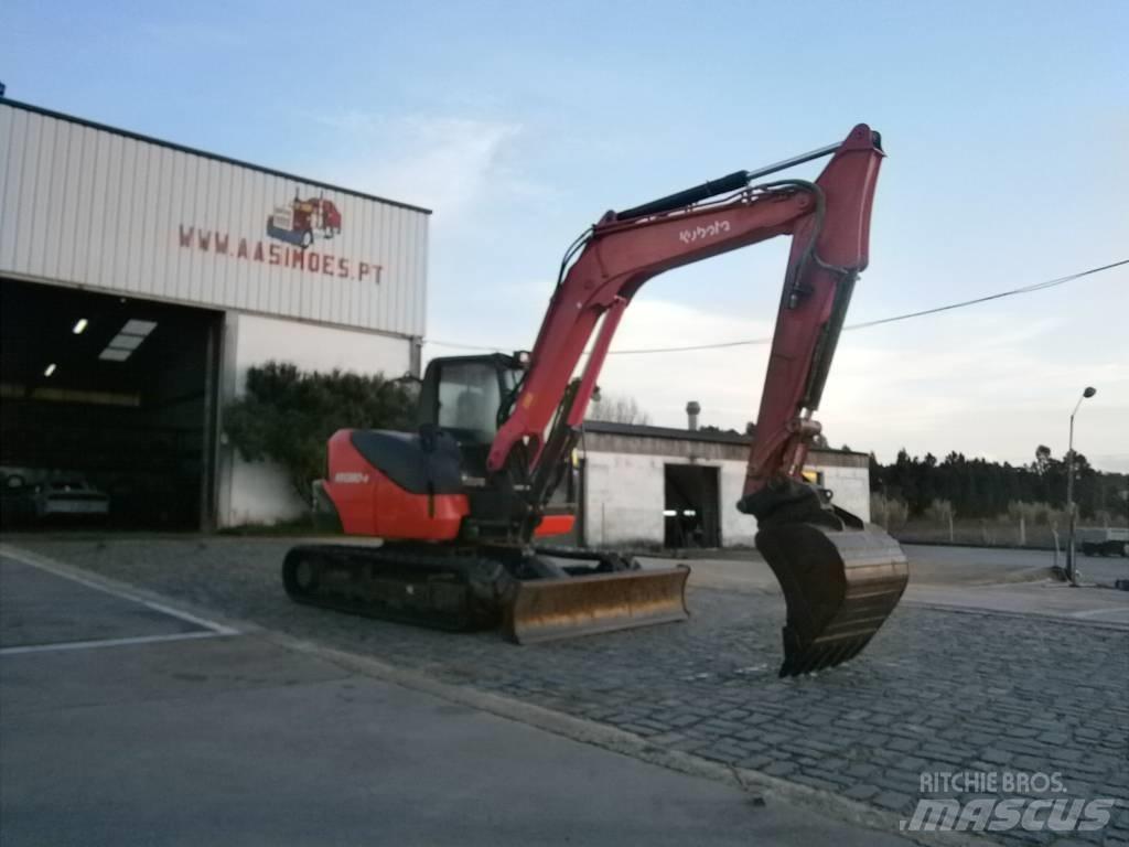 Kubota KX 080-4 Vidutinės galios ekskavatoriai 7-12 t