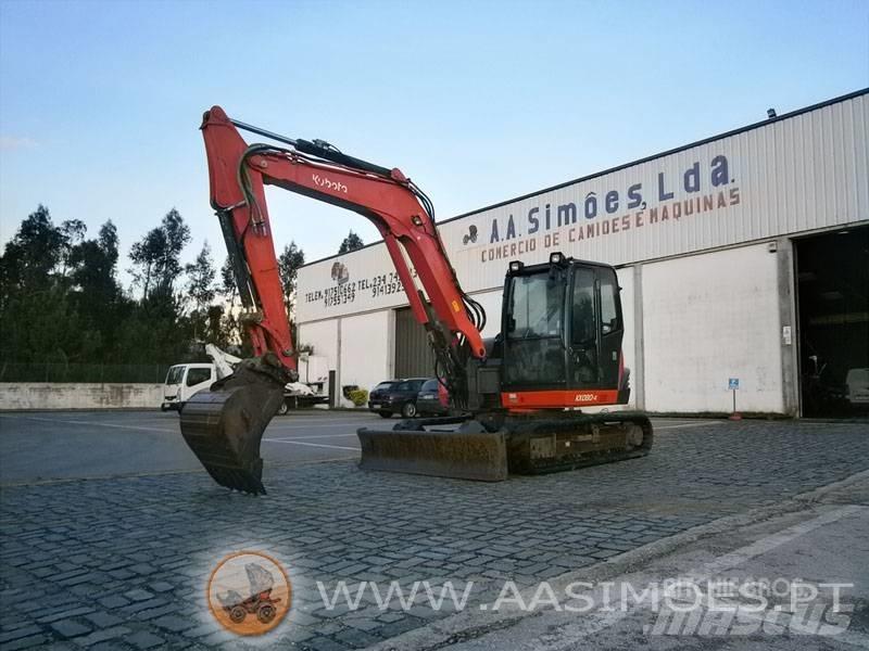 Kubota KX 080-4 Vidutinės galios ekskavatoriai 7-12 t