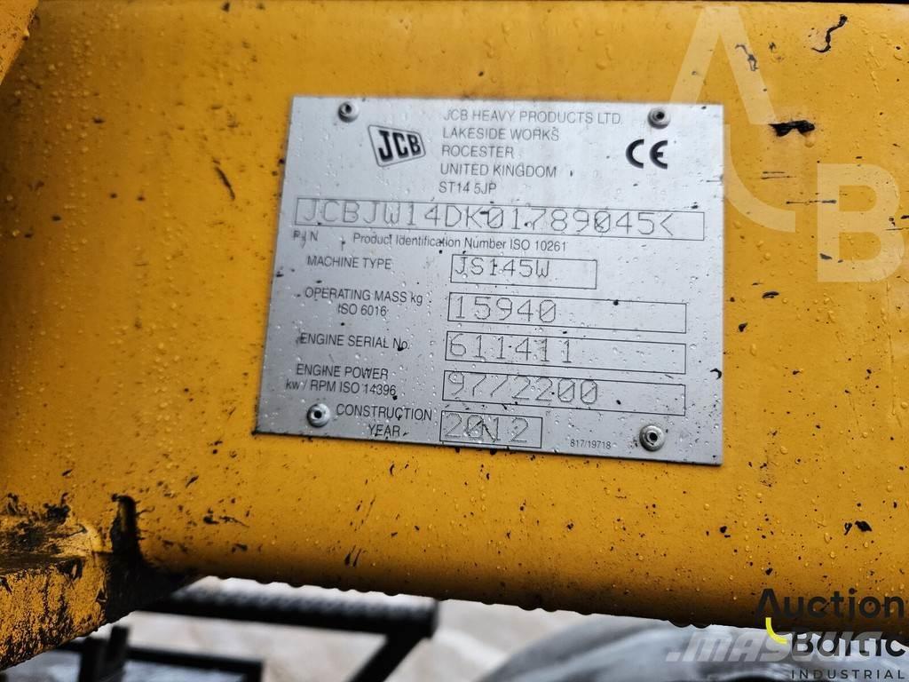 JCB JS 145 W Ratiniai ekskavatoriai